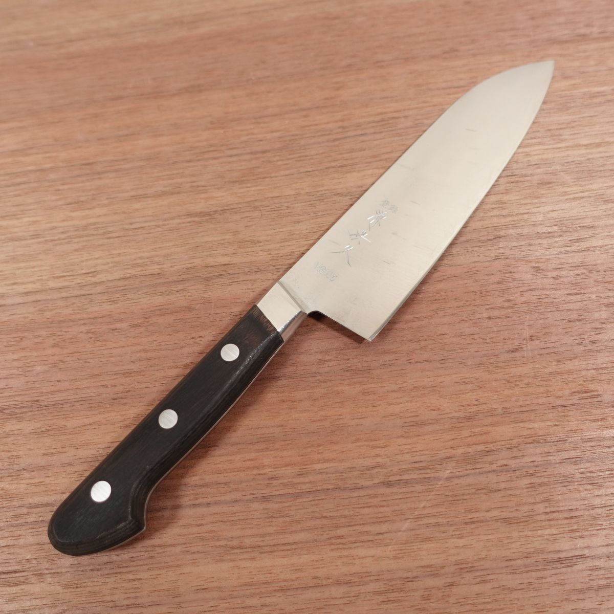 Minamoto Norihisa Santoku Knife, Sharpened, VG10 Laminated Stainless Steel, All-Purpose Knife, Rare, 170mm