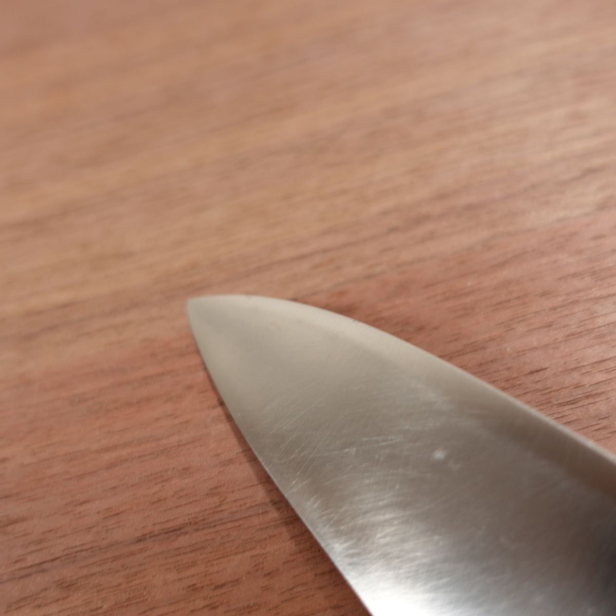 KAZAX Aji-Kiri Knife, Sharpened, Stainless Steel, Ko-Deba Knife, Sheath Included, 100mm