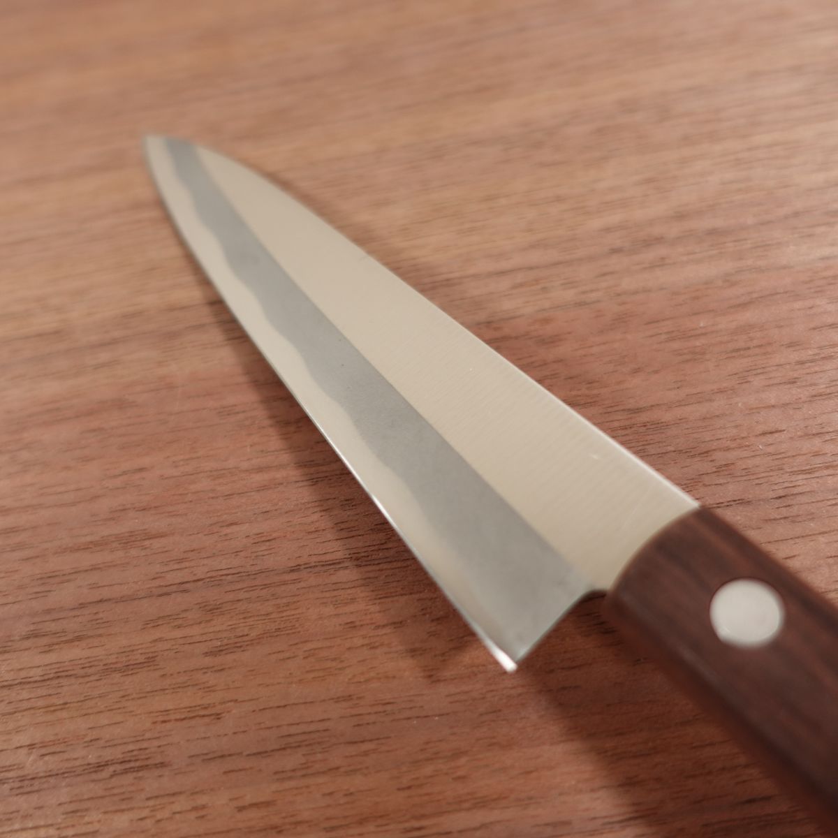 Kaiun Musubi Petty Knife, Sharpened, Fruit Knife, Stainless Steel, Nearly Unused Stored Item, Cover Included, 140mm