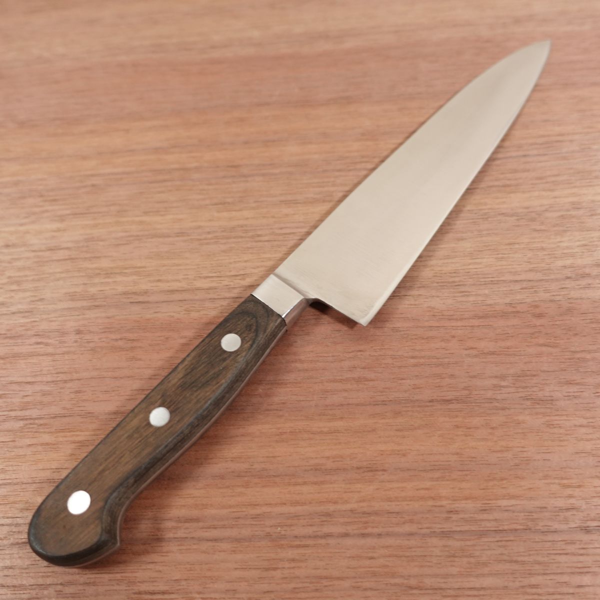Kikuichi Monji Gyuto Knife, Sharpened, All-Purpose Knife, Molybdenum Stainless Steel, 190mm