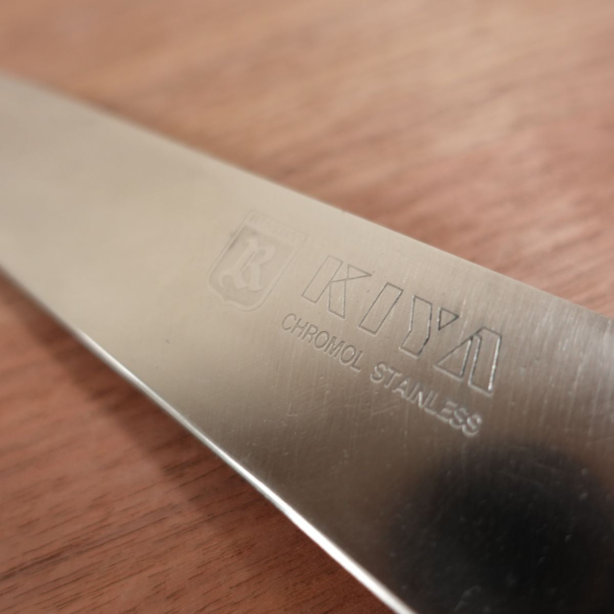 KIYA RUGBY Gyuto Knife, Sharpened, Stainless Steel, All-Purpose Knife, Straight Edge, Slightly Single Bevel, 180mm