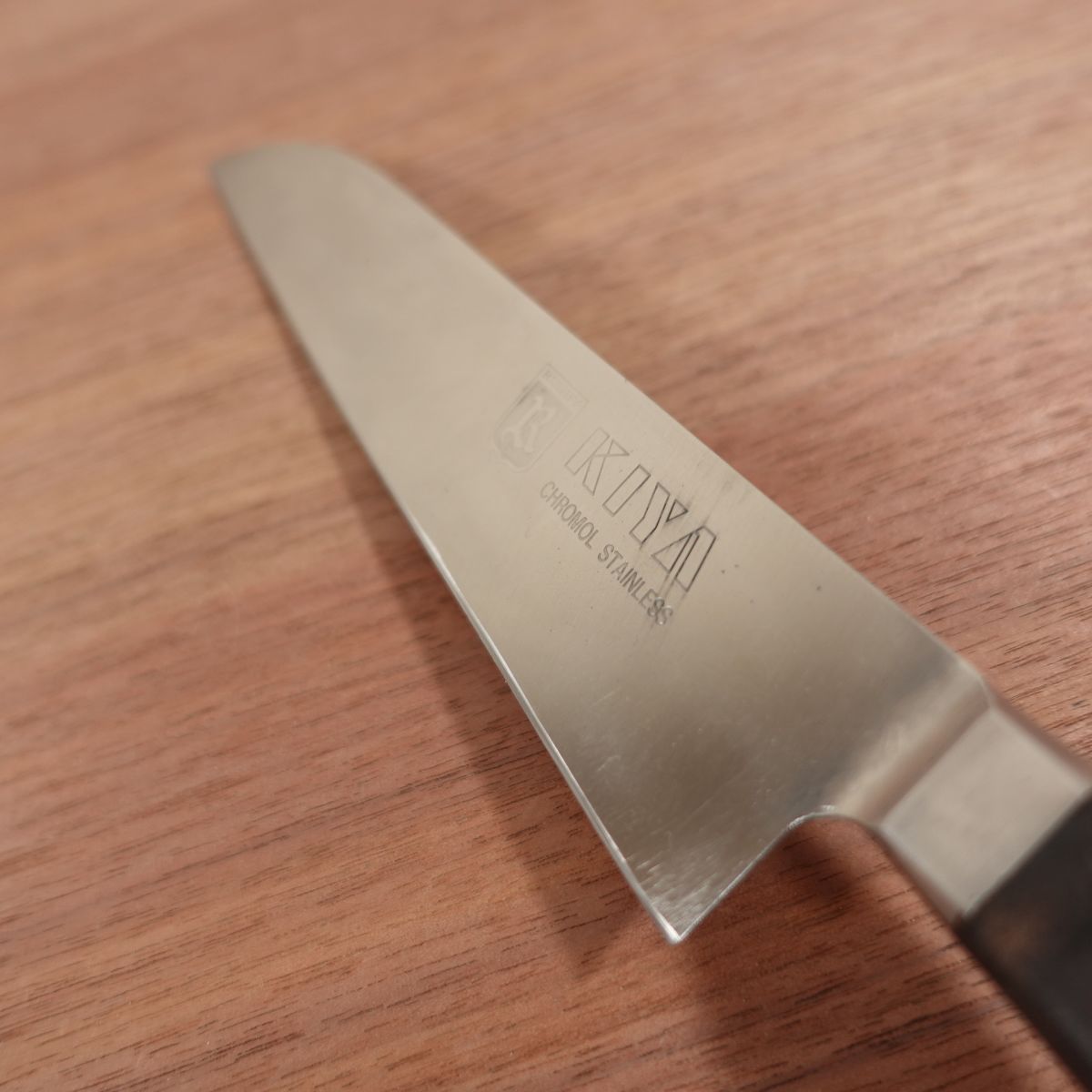 KIYA RUGBY Gyuto Knife, Sharpened, Stainless Steel, All-Purpose Knife, Straight Edge, Slightly Single Bevel, 180mm