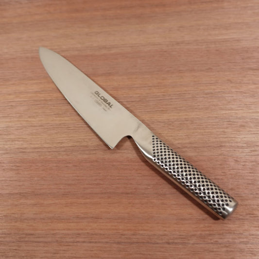 GLOBAL G-2 Gyuto Knife, Sharpened, Stainless Steel, All-Purpose Knife, Yoshida Metal Industry, 205mm