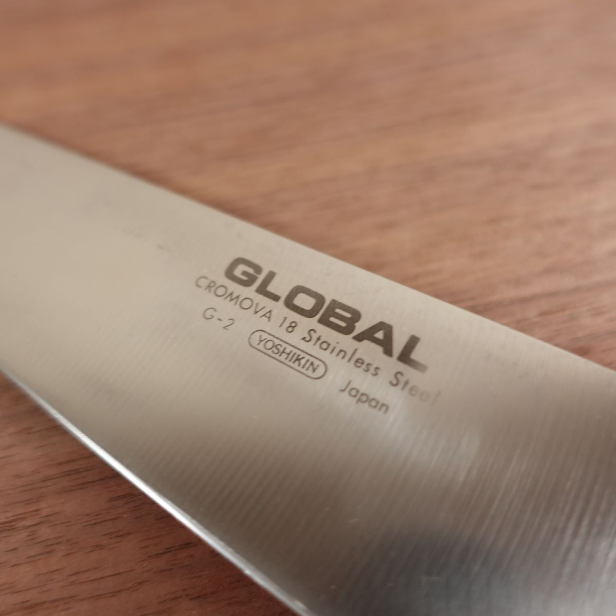 GLOBAL G-2 Gyuto Knife, Sharpened, Stainless Steel, All-Purpose Knife, Yoshida Metal Industry, 205mm