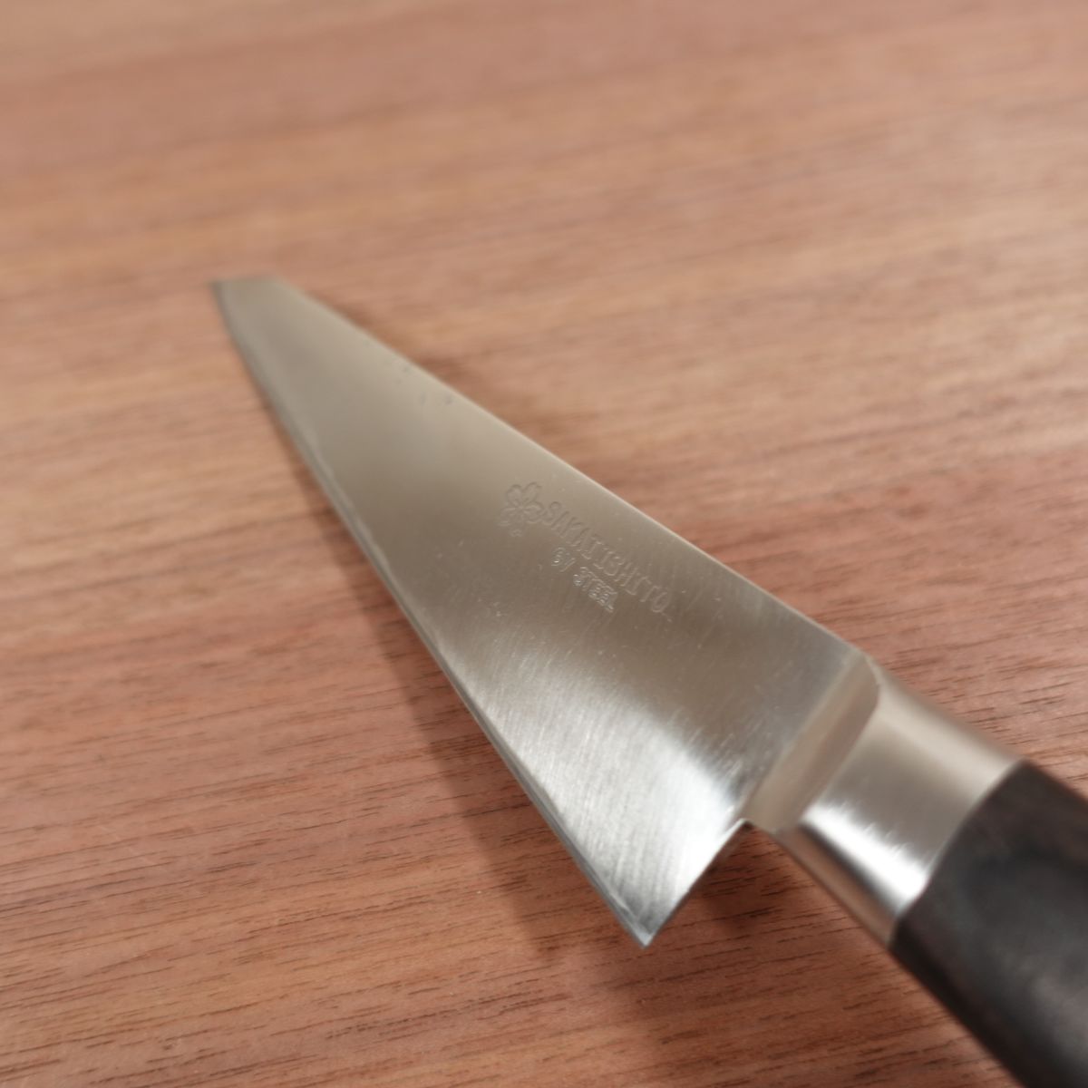 Sakai Ishito Honesuki Knife, Sharpened, Sabaki Knife, GV STEEL, Stainless Steel, Garasuki, Double Bevel, 145mm