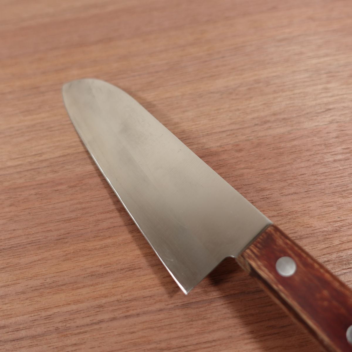 Seki Magoroku Santoku Knife, Sharpened, Higashiyama, Hon-Warikomi Steel, All-Purpose Knife, 170mm