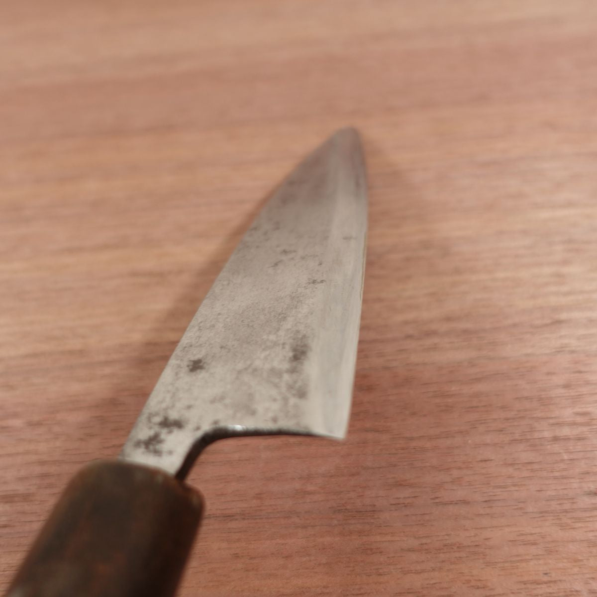 Masamoto Funayuki Knife, Sharpened, Water Buffalo Handle, Slim Deba Knife, 160mm