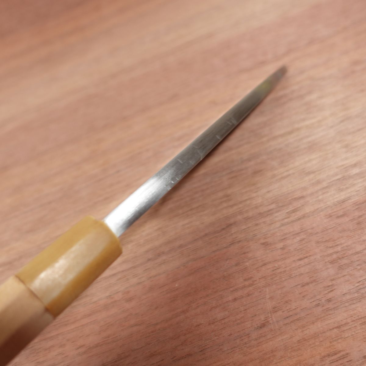 Sakai Takayuki Deba Knife, Sharpened, White Water Buffalo Octagonal Handle, Stainless Steel, Thick Deba, 155mm