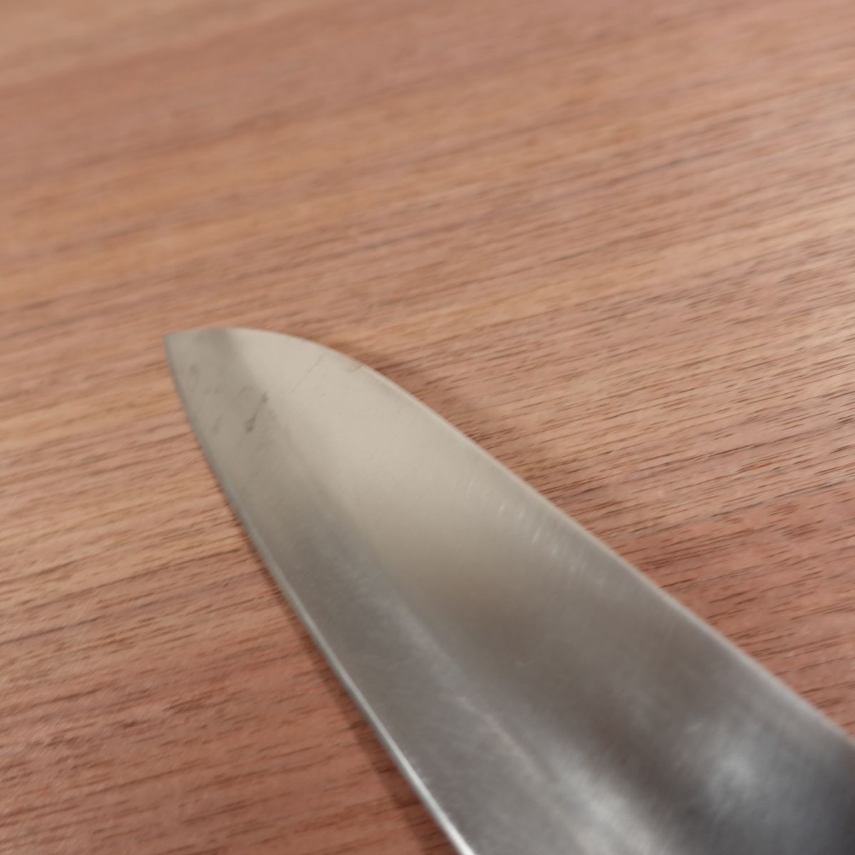 Maten Santoku Knife, Sharpened, Maten Saku, All-Purpose Knife, Hon-Warikomi, 170mm