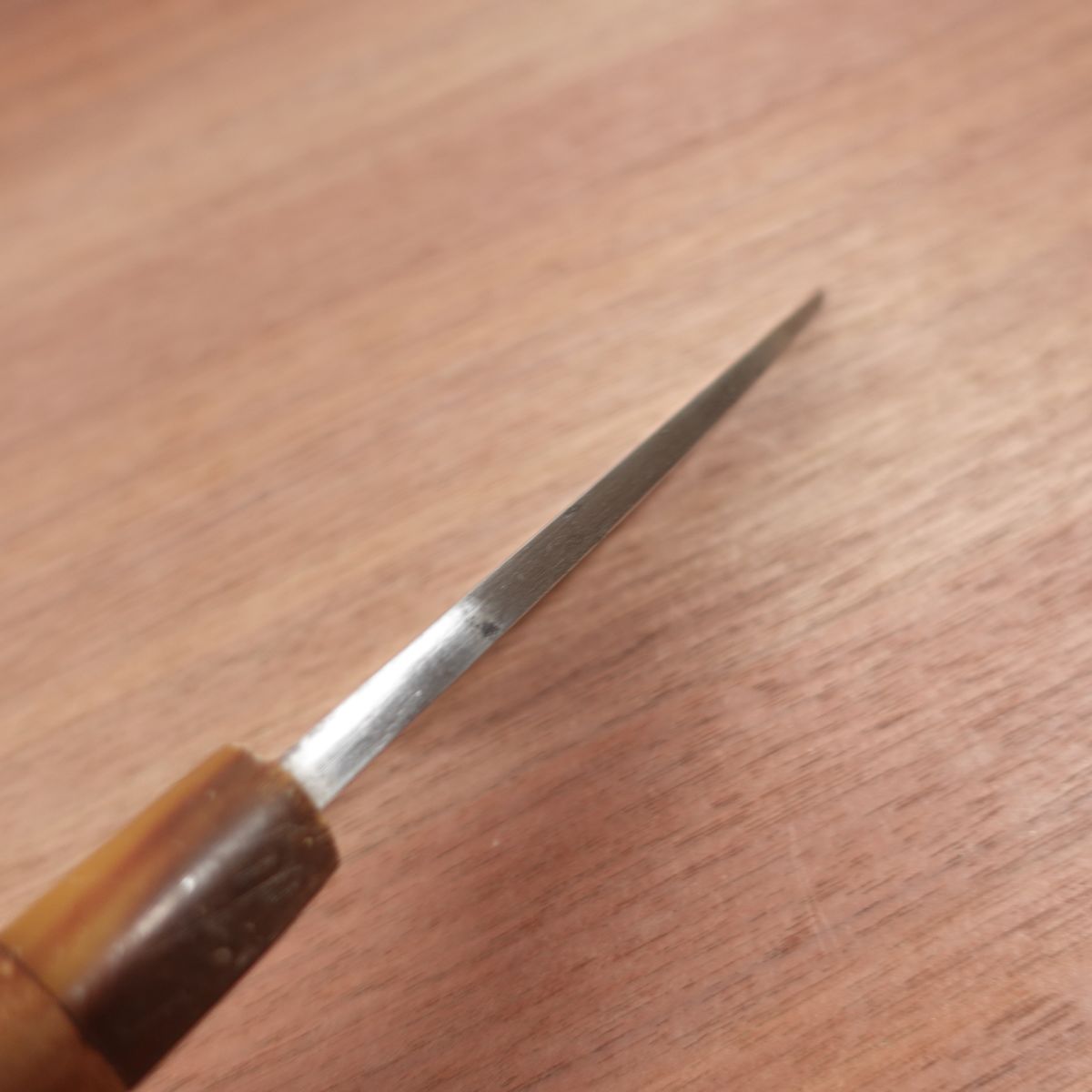 Sugimoto Ko-Deba Knife, Sharpened, Water Buffalo Handle, Aji-Kiri Knife, Tokyo Sugimoto, 135mm