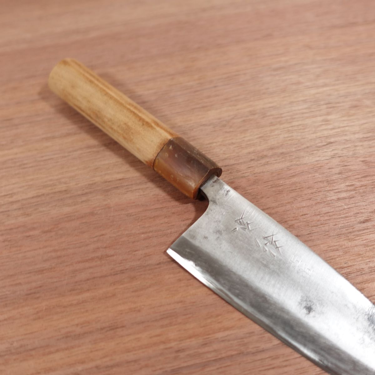 Sugimoto Ko-Deba Knife, Sharpened, Water Buffalo Handle, Aji-Kiri Knife, Tokyo Sugimoto, 135mm