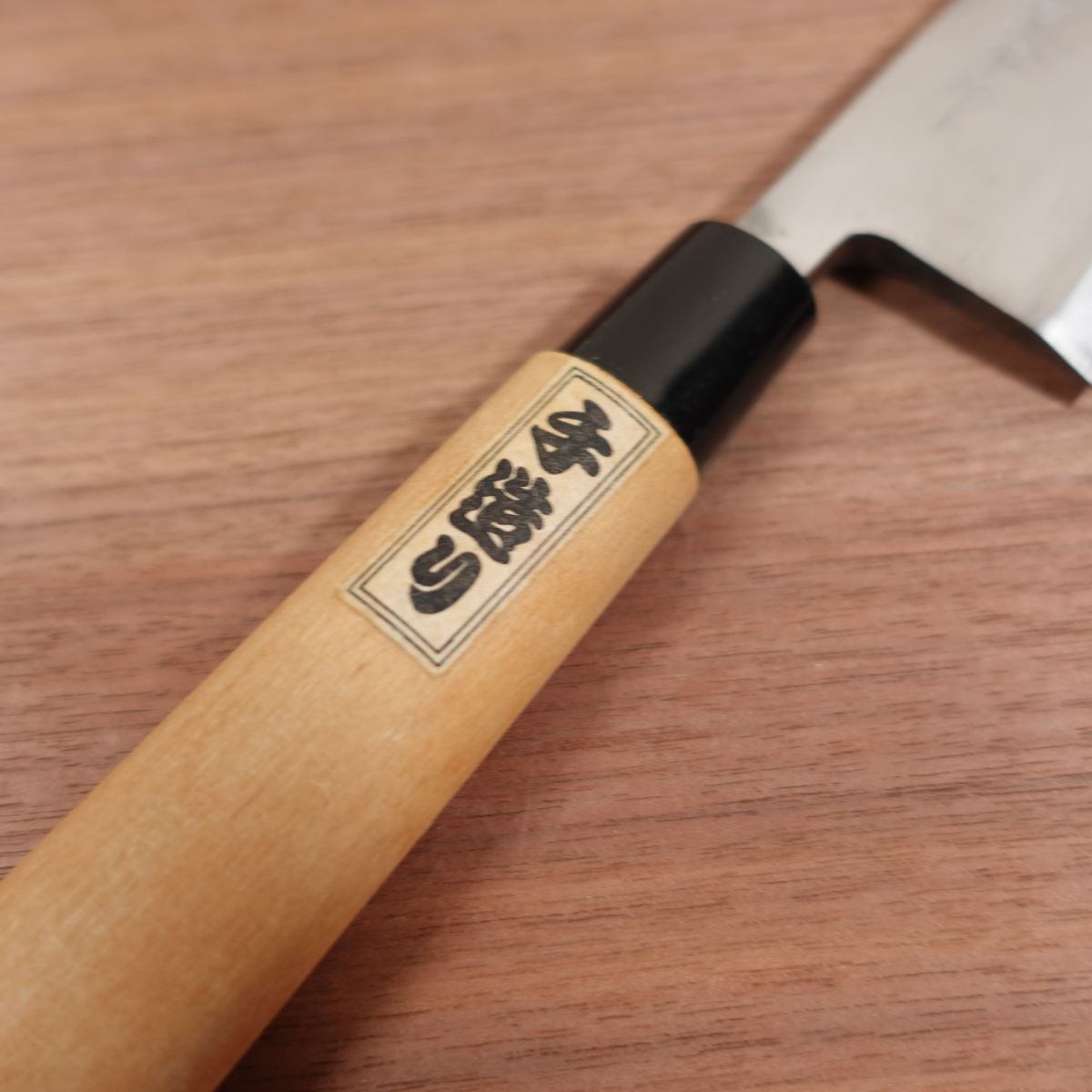Sadakane Deba Knife, Sharpened, Sadakane Saku, Handmade, Carbon Steel, Single Bevel, Nearly Unused Stored Item, 170mm