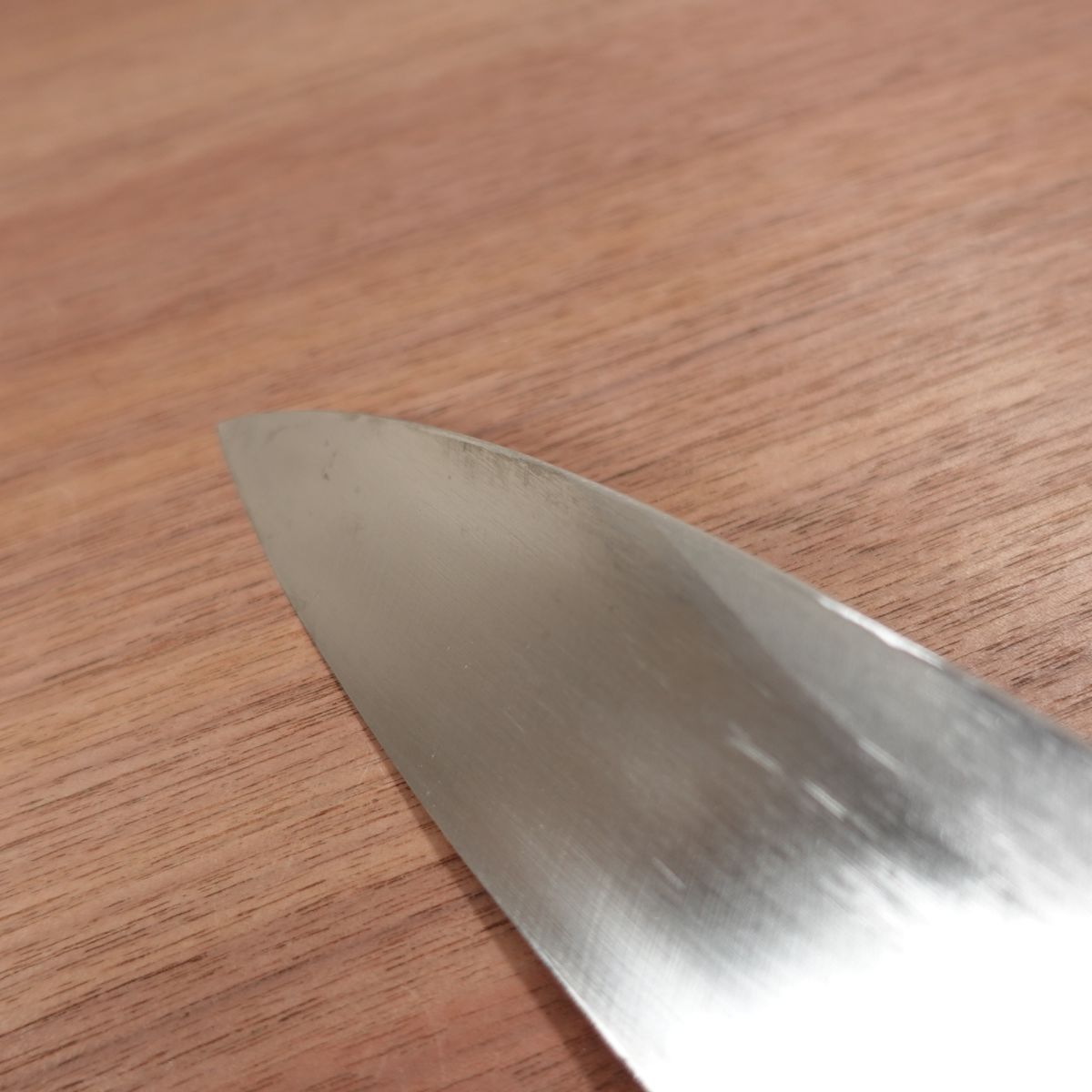 Sadakane Deba Knife, Sharpened, Sadakane Saku, Handmade, Carbon Steel, Single Bevel, Nearly Unused Stored Item, 170mm