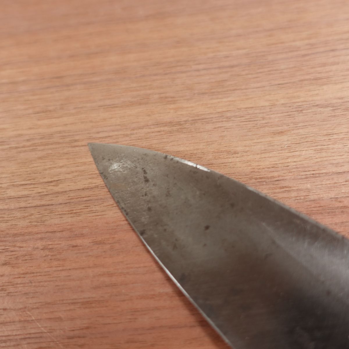 Sakai Ichiji Deba Knife, Sharpened, Water Buffalo Handle, Bessaku, Carbon Steel, Single Bevel, 155mm