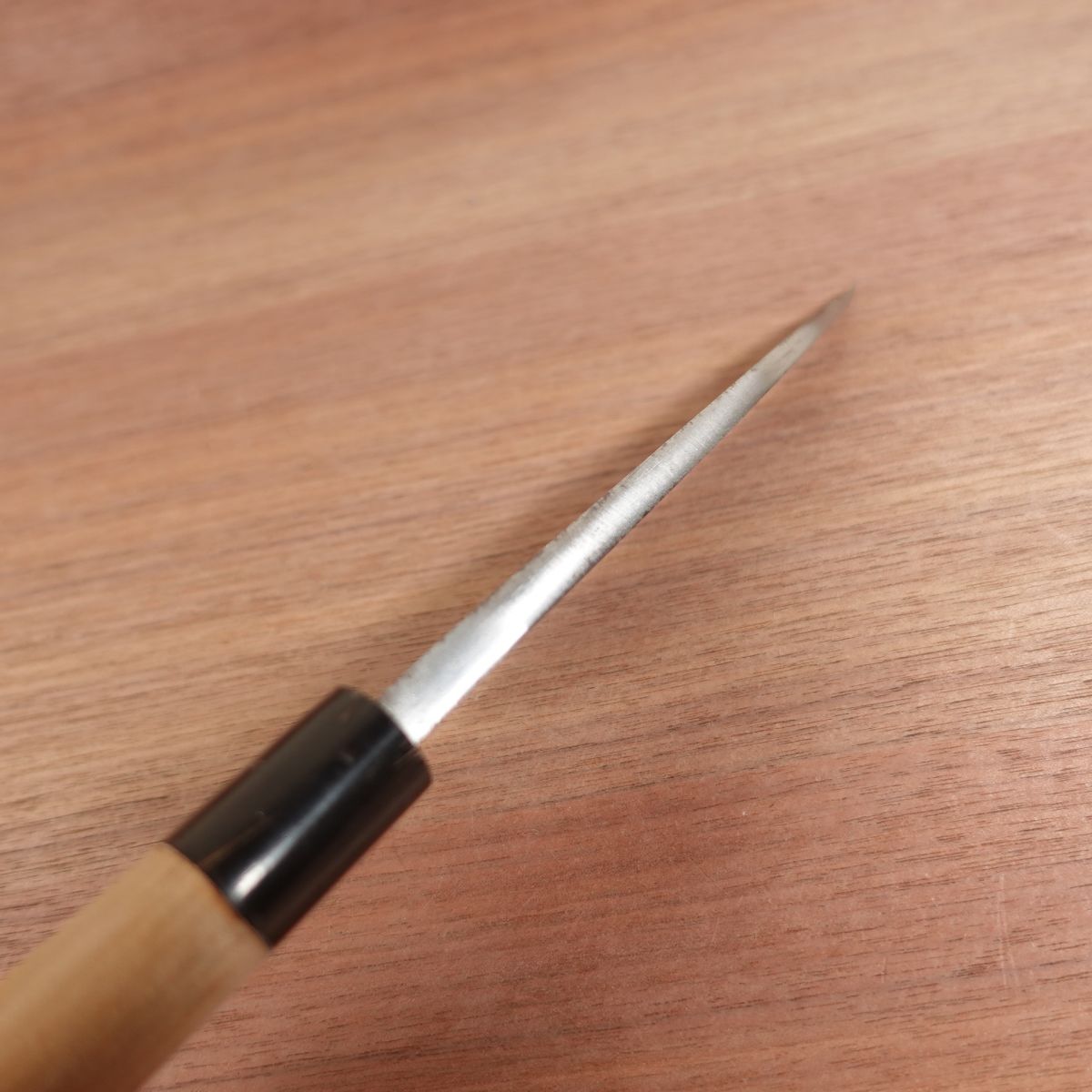 Sakai Ichiji Deba Knife, Sharpened, Water Buffalo Handle, Bessaku, Carbon Steel, Single Bevel, 155mm
