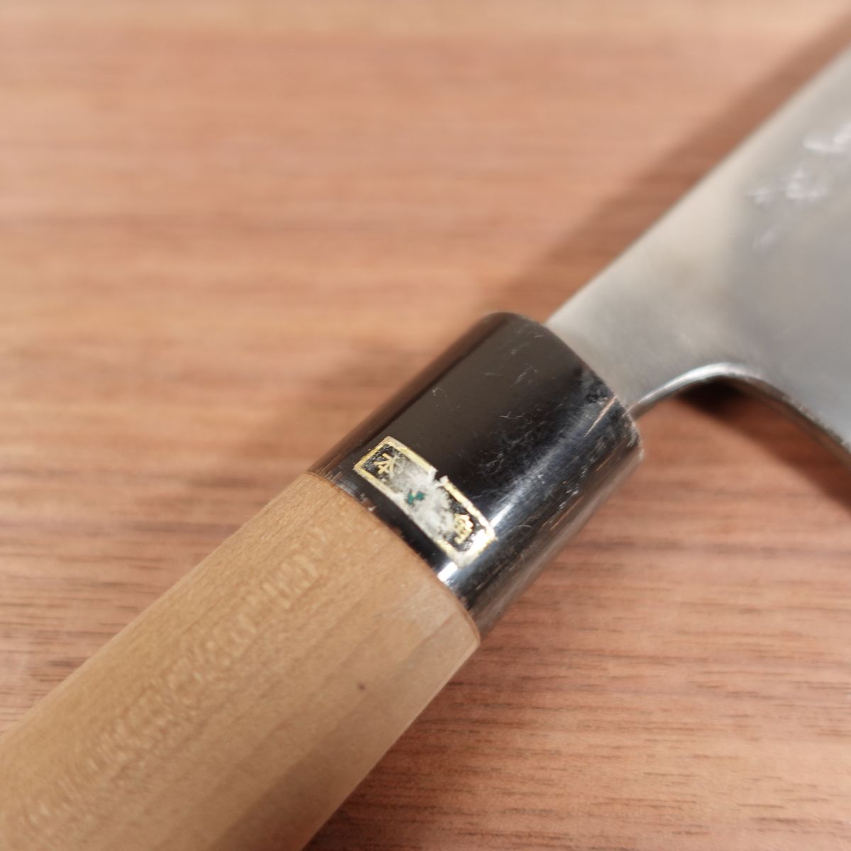 Ichiyanagi Noriyuki Deba Knife, Sharpened, Shirogami No. 1, Yasuki Steel, Single Bevel, 175mm