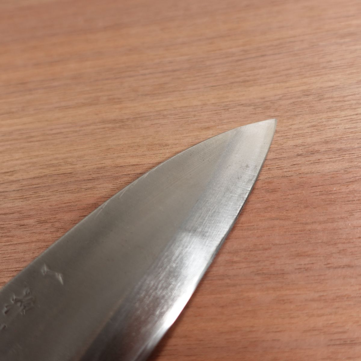 Ichiyanagi Noriyuki Deba Knife, Sharpened, Shirogami No. 1, Yasuki Steel, Single Bevel, 175mm