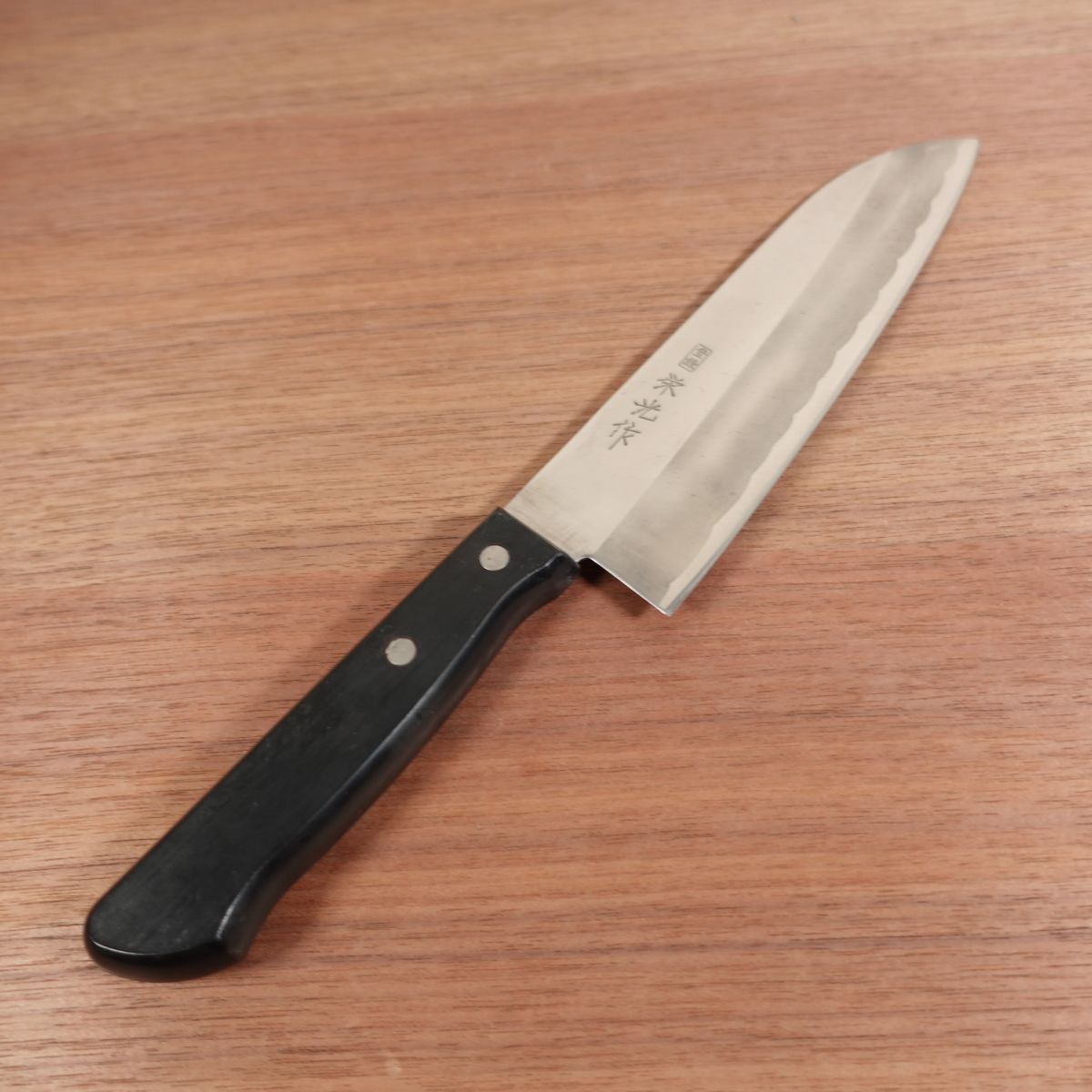 Eiko Santoku Knife, Sharpened, Thin Stainless Steel, All-Purpose Knife, 165mm