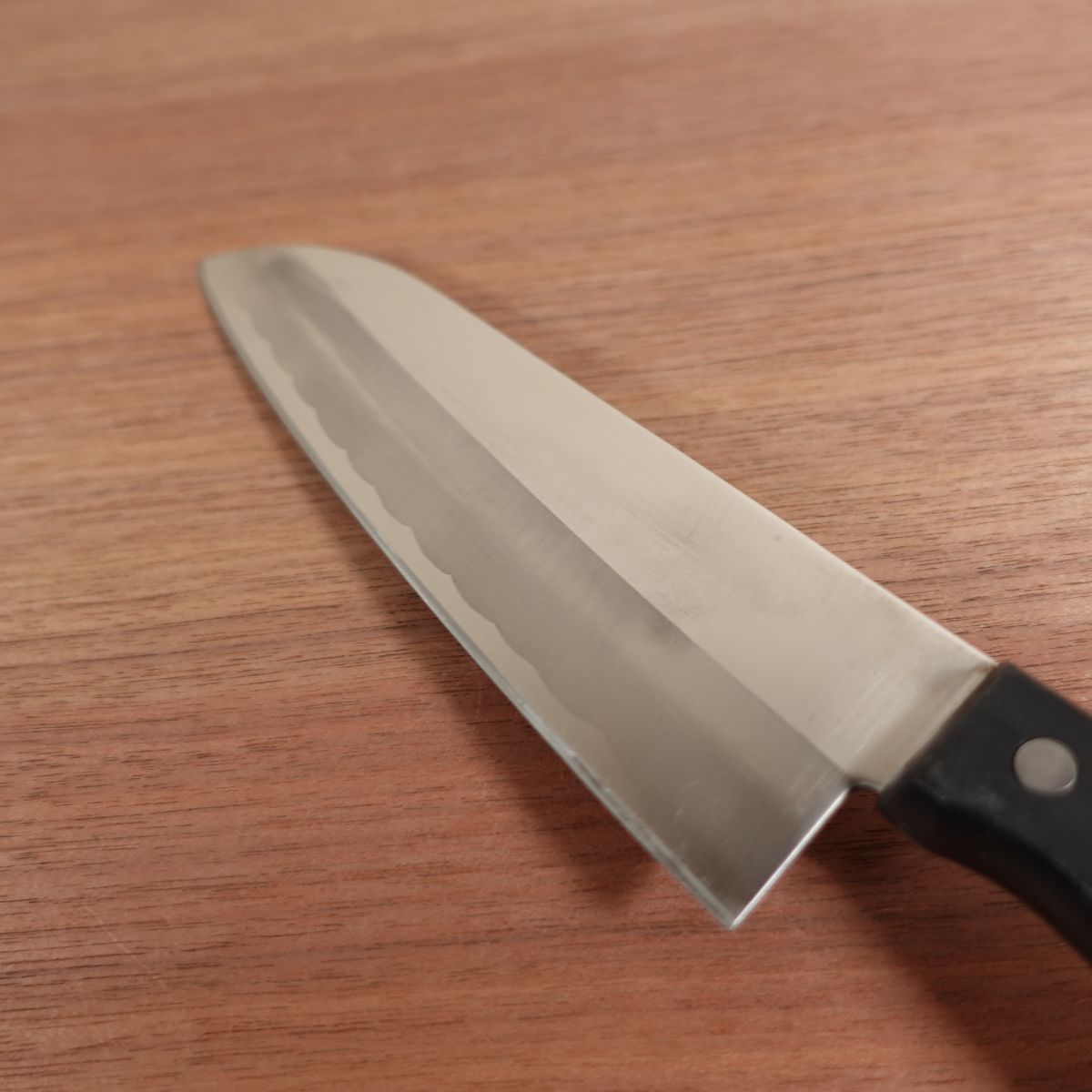 Eiko Santoku Knife, Sharpened, Thin Stainless Steel, All-Purpose Knife, 165mm