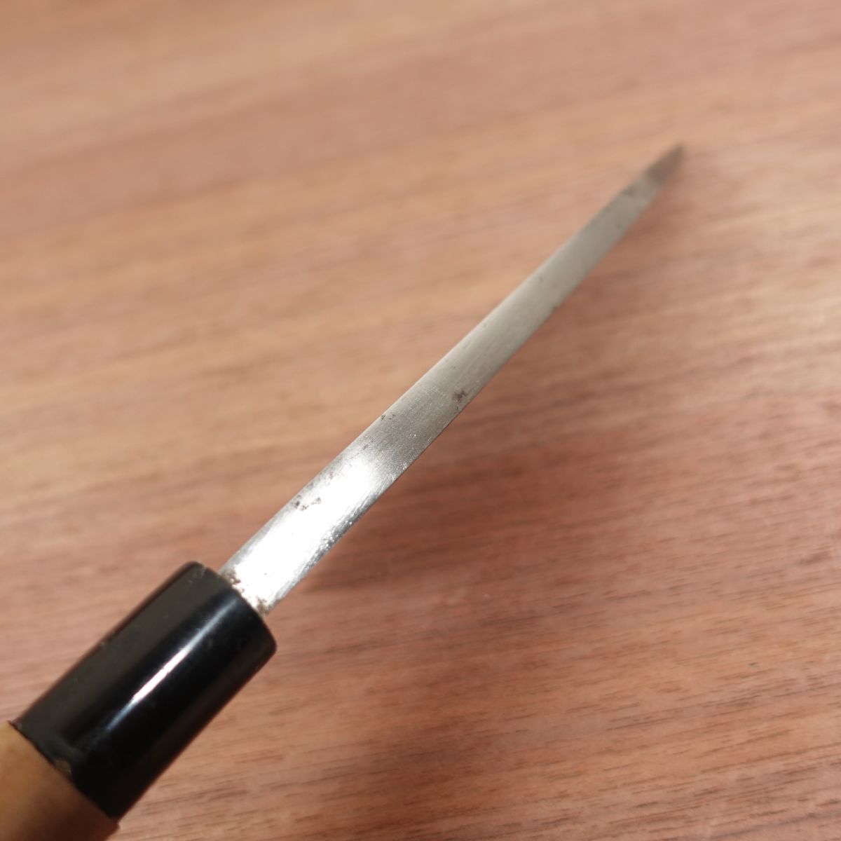 Kinyo Deba-Messer, geschliffen, handgeschmiedet, Karbonstahl, einseitig geschliffen, 165 mm