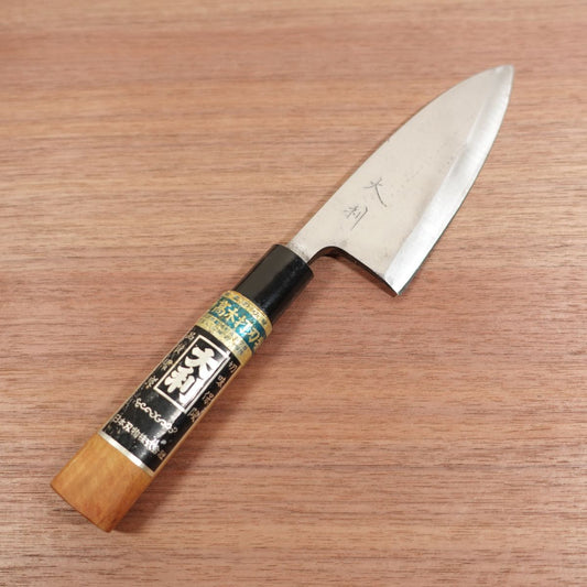 Dairi Deba Knife, Sharpened, Carbon Steel, Single Bevel, Takagi Uchihamono, Nippon Hamono Co., Ltd., 150mm