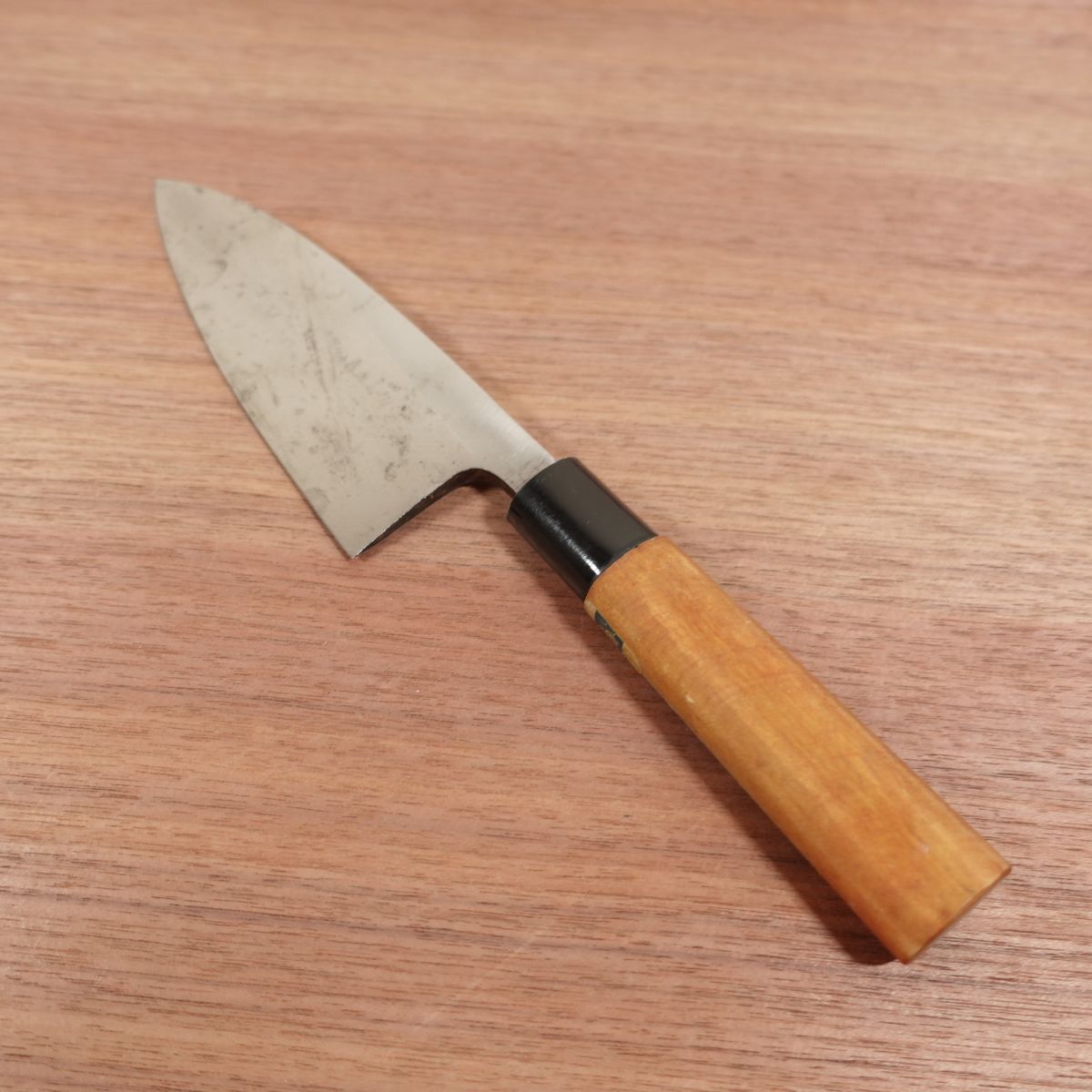 Dairi Deba Messer, geschliffen, Karbonstahl, einseitiger Anschliff, Takagi Uchihamono, Nippon Hamono Co., Ltd., 150mm