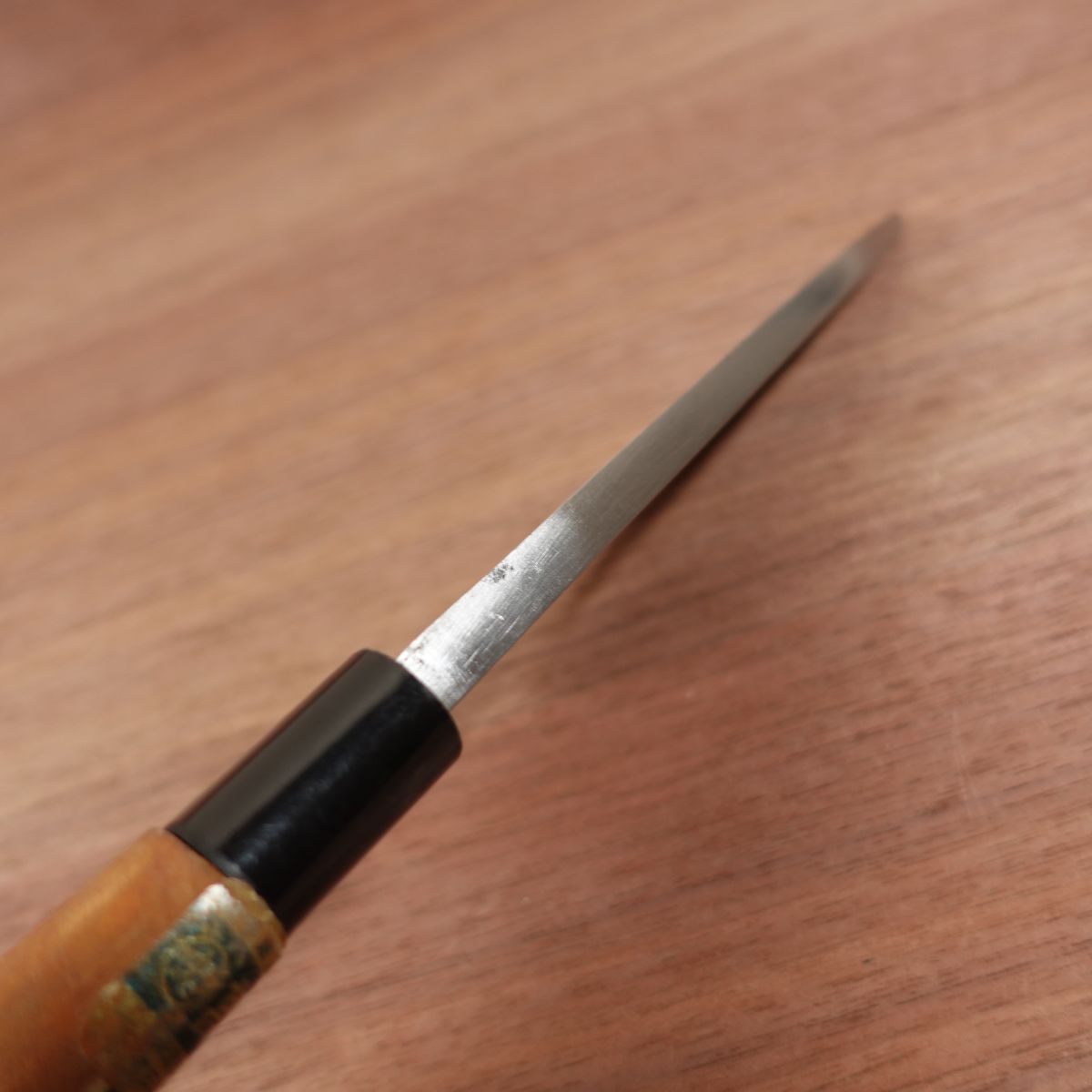 Dairi Deba Messer, geschliffen, Karbonstahl, einseitiger Anschliff, Takagi Uchihamono, Nippon Hamono Co., Ltd., 150mm