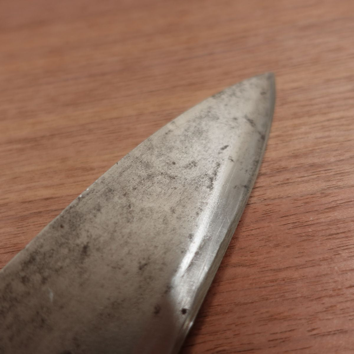 Takemitsu Deba Knife, Sharpened, Carbon Steel, Single Bevel, Tokkyu Grade, Handle Like New, 150mm