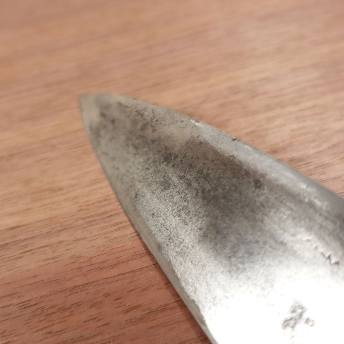 Takemitsu Deba Knife, Sharpened, Carbon Steel, Single Bevel, Tokkyu Grade, Handle Like New, 150mm