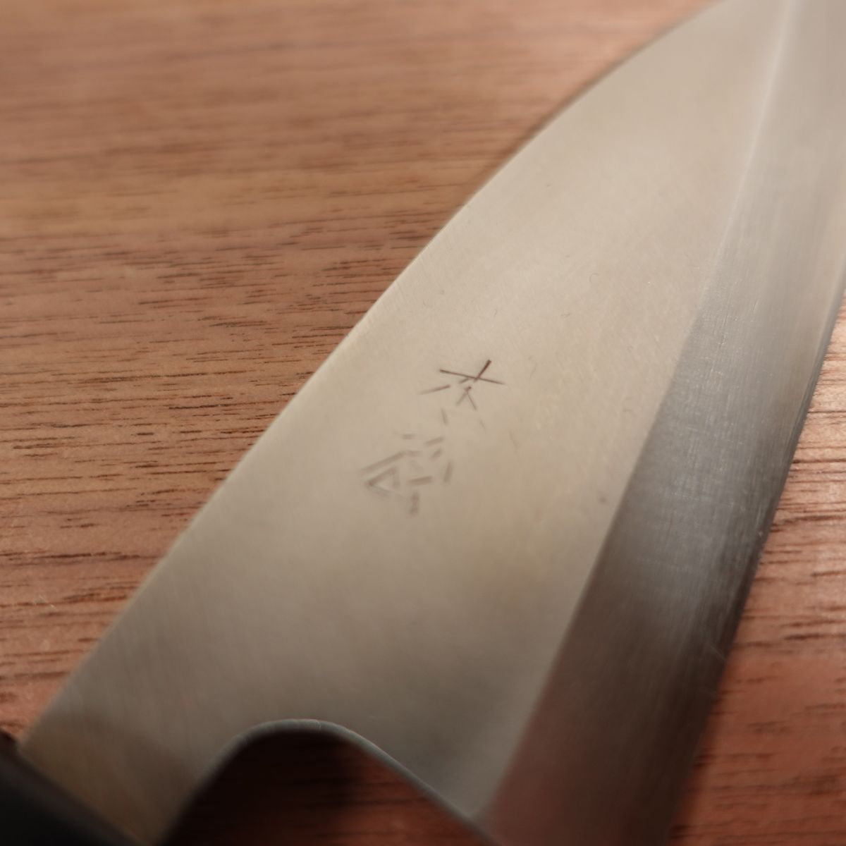 Kiya Ajikiri Knife, Sharpened, Ko-Deba, Ajikiri, Stainless Steel, Box Included, Unused Stored Item, Single Bevel, 120mm