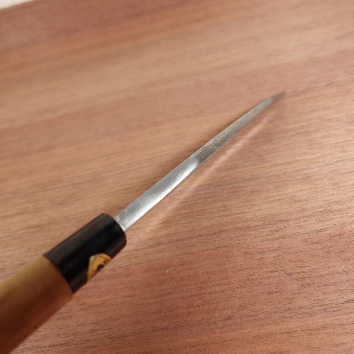 Yoshimaru Deba Knife, Sharpened, Yoshimaru Bessaku, Box Included, Very Light Use, Hammer Marks, Carbon Steel, Single Bevel, 170mm