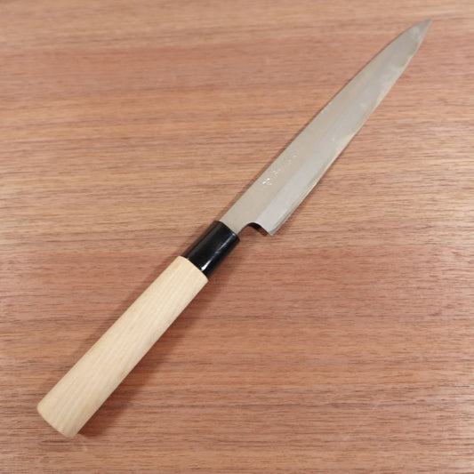 Yoshitsugu Yanagiba Knife, Sharpened, Yoshitsugu Saku, Sashimi Knife, Carbon Steel, Single Bevel, Nearly Unused Stored Item, 210mm
