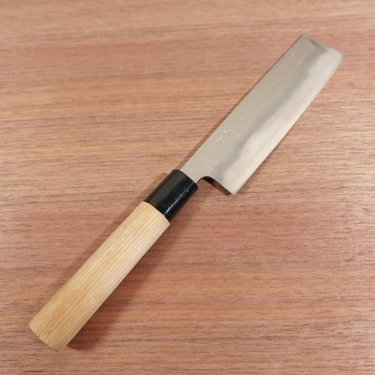 Yoshitsugu Usuba Knife, Sharpened, Yoshitsugu Saku, Single Bevel, Vegetable Knife, Carbon Steel, 165mm