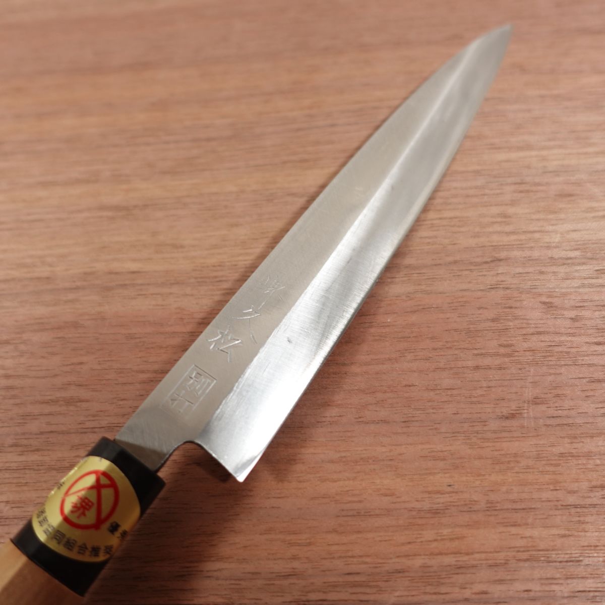 Sakai Hisamatsu Yanagiba Knife, Sharpened, Betsuuchi, Sashimi Knife, Sakai Hamono Sticker, 215mm