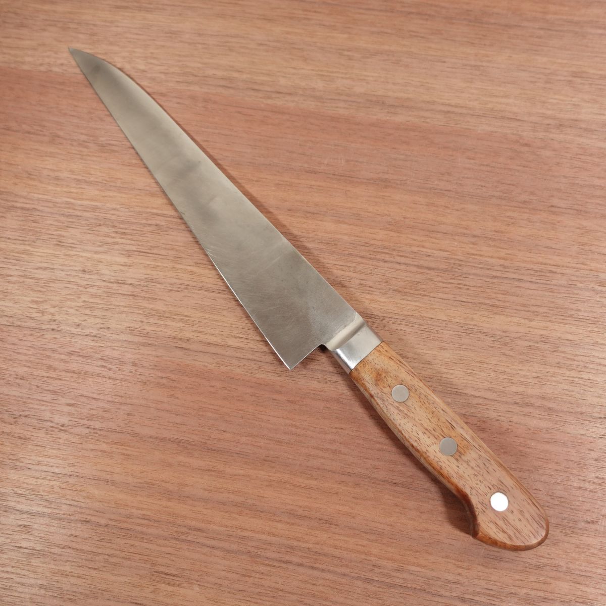 Masamoto Sohonten Chef's Knife, Sharpened, All-Purpose Knife, Carbon Steel, Nearly Single Bevel 90:10, Straight Edge, 240mm