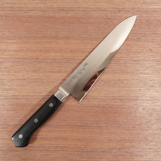 [HYPER REBORN] Kakuma Gyuto Knife, Sharpened, Mirror Finish, All-Purpose Knife, Stainless Steel, Honzuke, 180mm