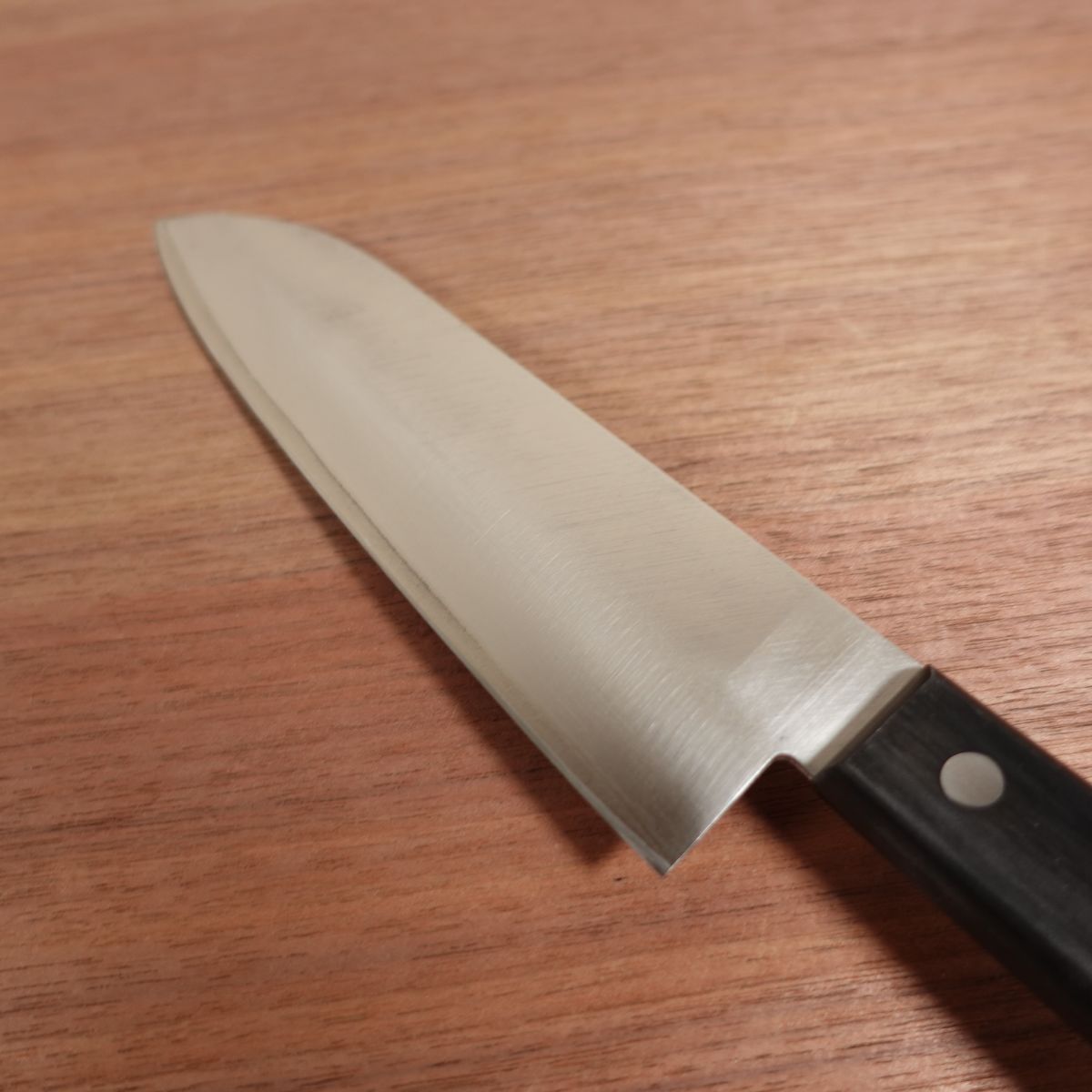 Jikko Santoku Blue Steel Laminated All-Purpose Knife Sharpened 170mm