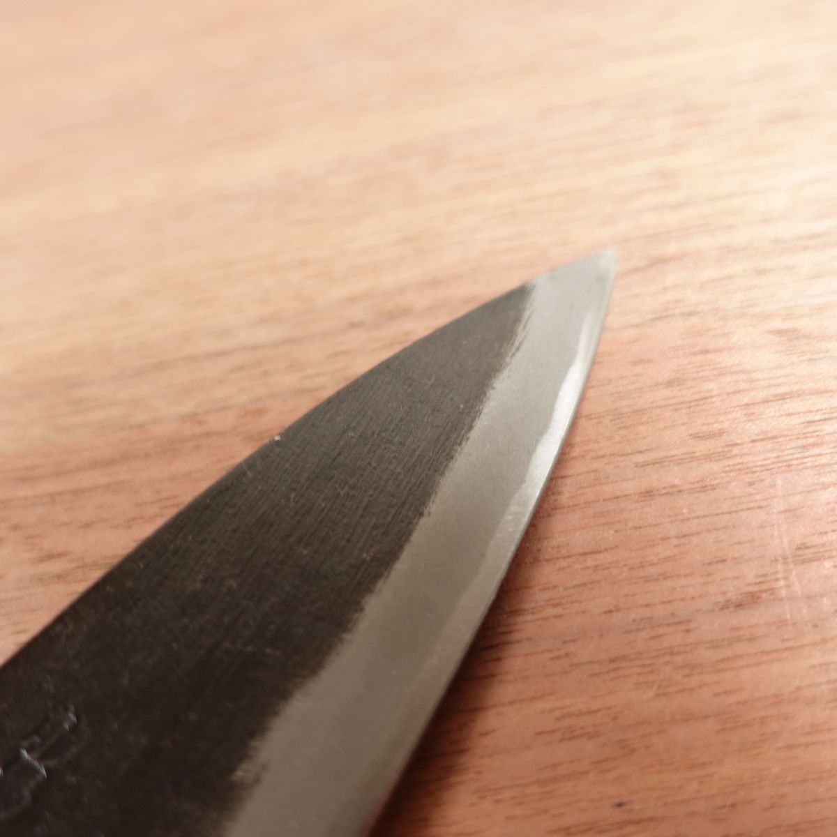 Ryoma Funayuki Slim Deba Double Bevel Kurouchi Unused with Case 135mm