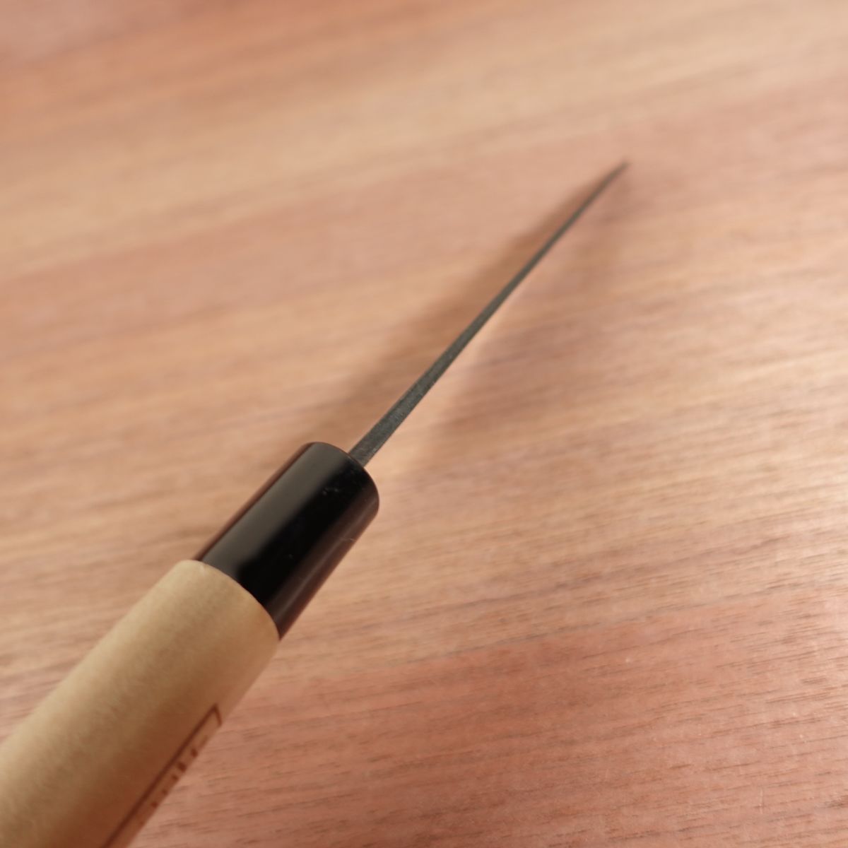 Ryoma Funayuki Slim Deba Double Bevel Kurouchi Unused with Case 135mm