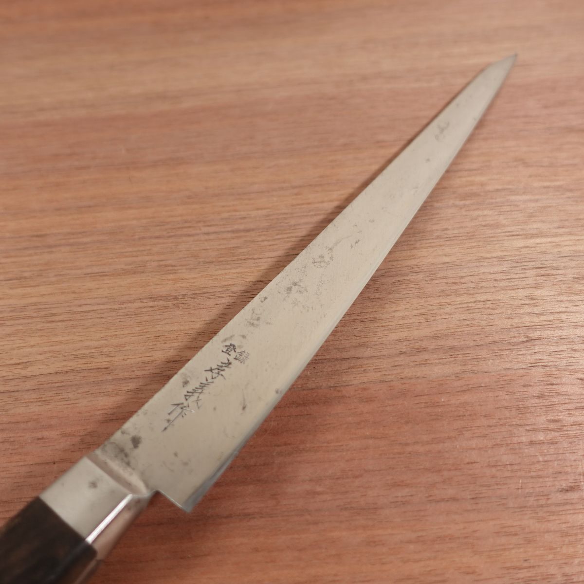 Takayoshi Sujihiki Knife, Sharpened, Slicer, Kiritsuke Style, Professional Use, Carbon Steel, 270mm