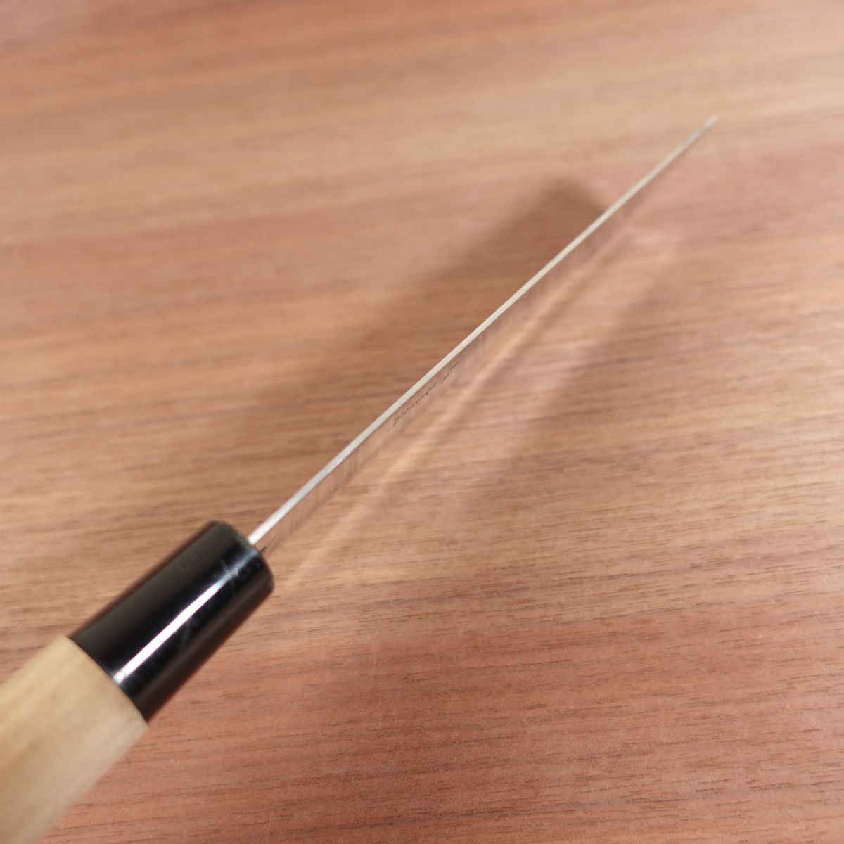 Tetsuhiro Nakiri Sharpened Double Bevel Stainless Steel Lightly Used 160mm