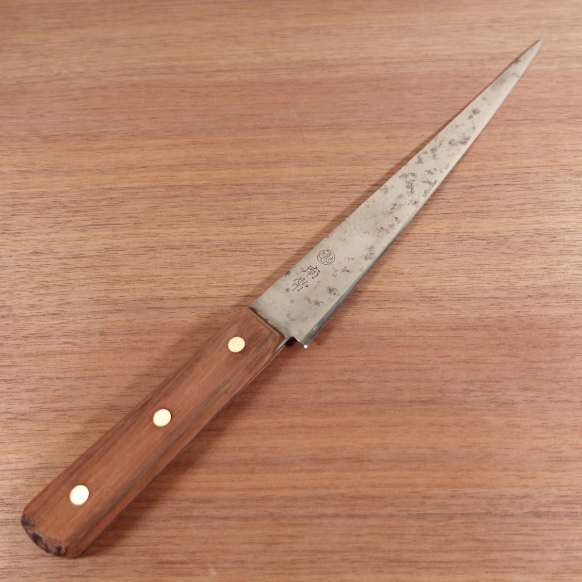 Nantsune Sujihiki Masahiro Carbon Steel Single Bevel Slim Gyuto Slicer 240mm