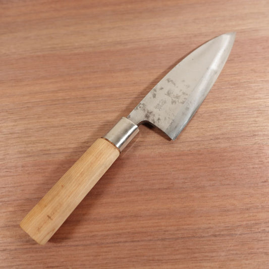 Ryuo Deba Heavy Large Single Bevel Carbon Steel Sharpened 185mm