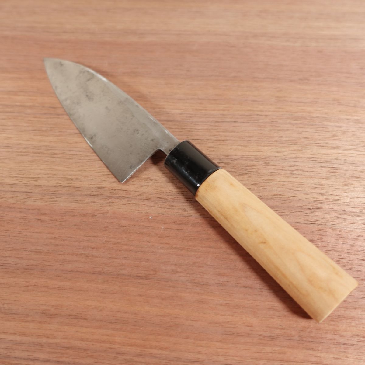 Kiya Yasuhiro Deba Knife, Sharpened, Carbon Steel, Single Bevel, 140mm