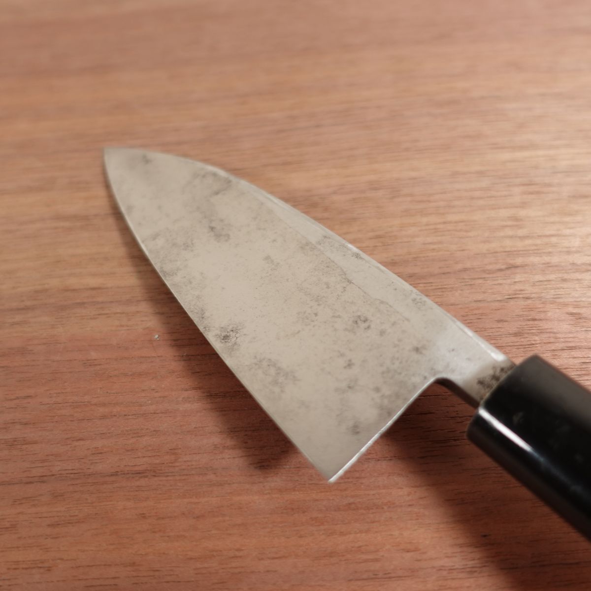 Kiya Yasuhiro Deba Knife, Sharpened, Carbon Steel, Single Bevel, 140mm