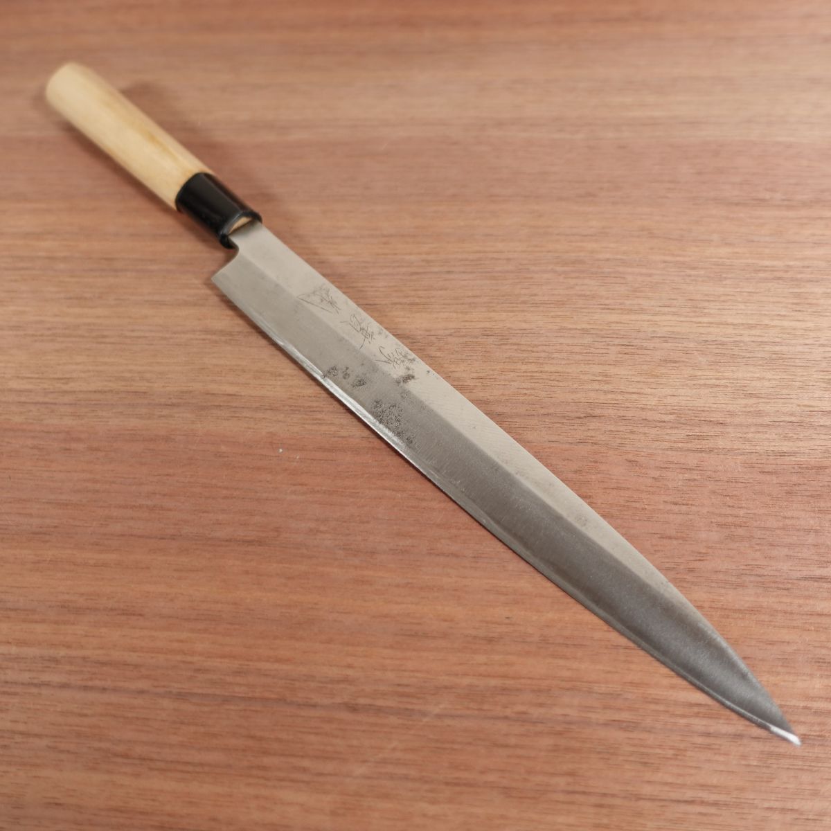 Sakai Jikko Yanagiba Knife, Sharpened, Jikko, Sashimi Knife, Carbon Steel, 240mm