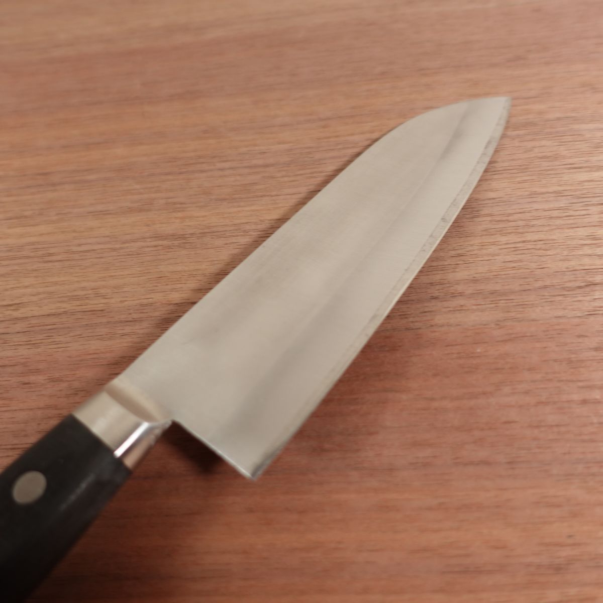 Seki Teppei Santoku Knife, Sharpened, Laminated Steel, Seki Teppei Saku, 165mm