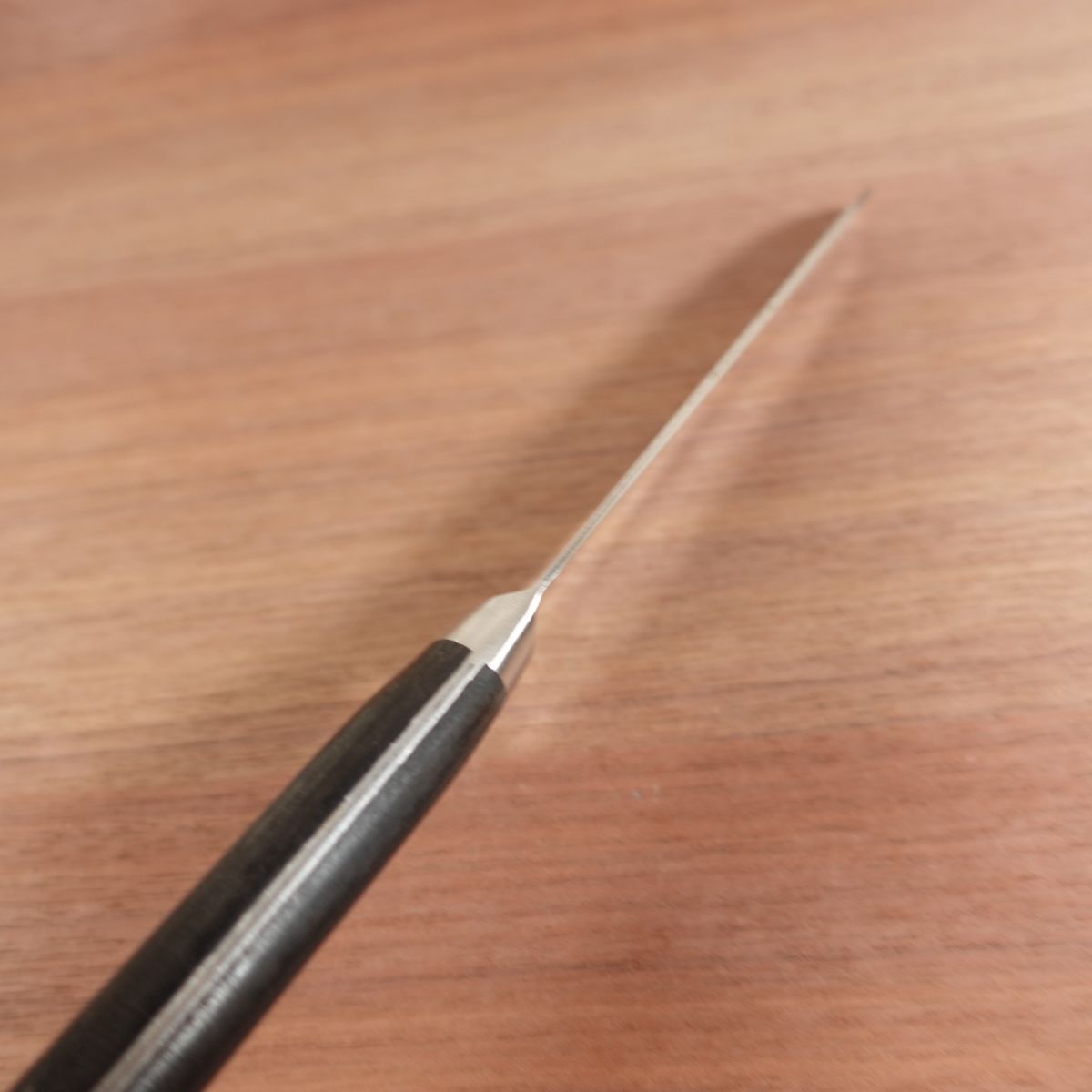 Seki Teppei Santoku Knife, Sharpened, Laminated Steel, Seki Teppei Saku, 165mm