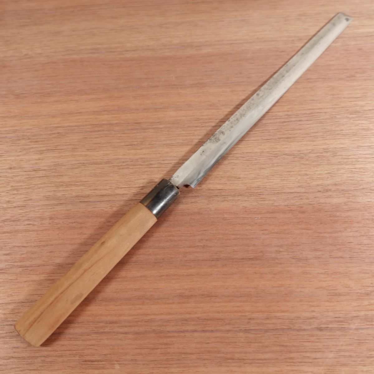 Takemasa Takohiki Knife, Sharpened, Water Buffalo Handle, Sashimi Knife, Sakai Meisho, 240mm