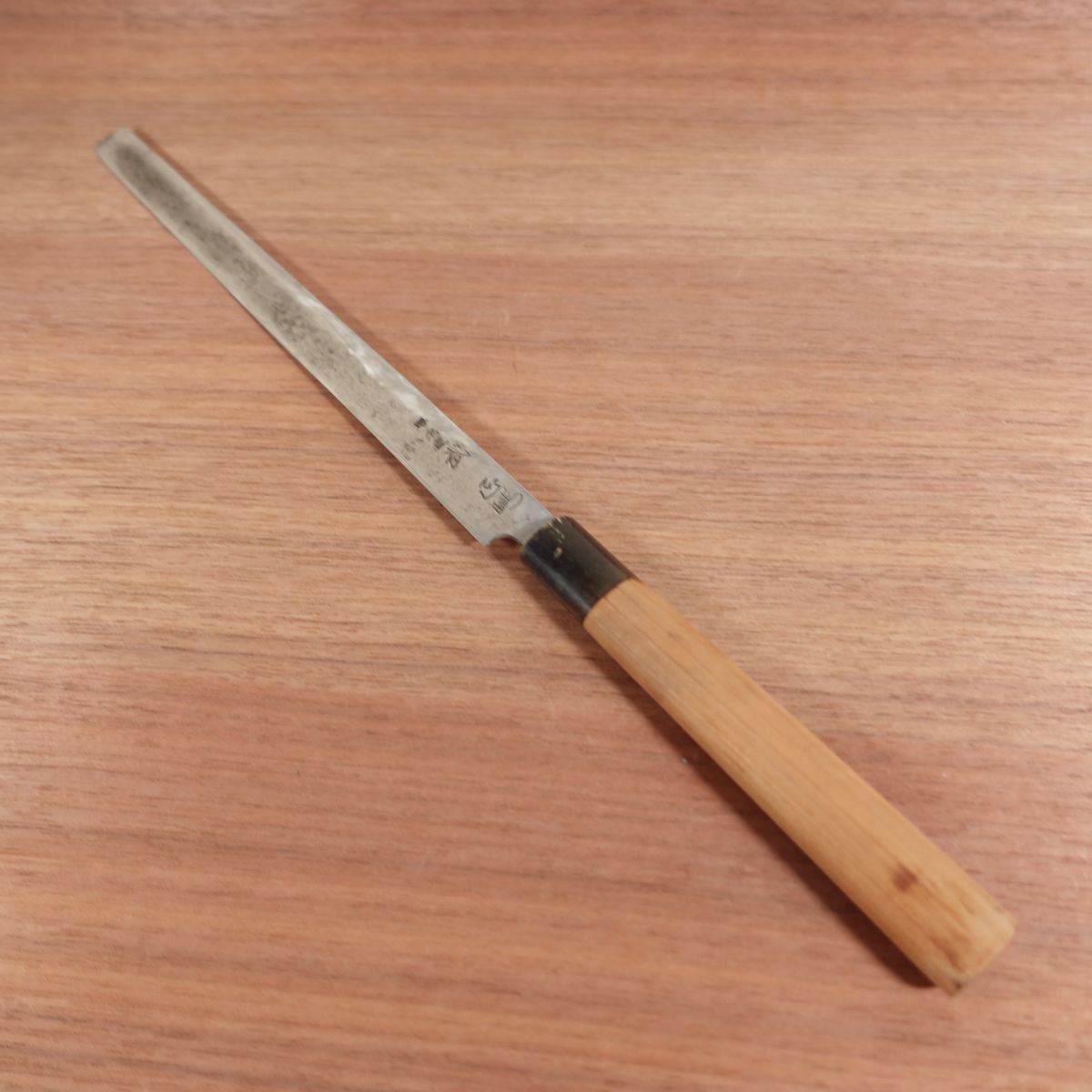 Takemasa Takohiki Knife, Sharpened, Water Buffalo Handle, Sashimi Knife, Sakai Meisho, 240mm